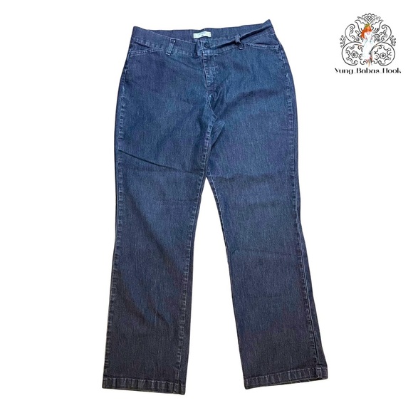 Riders by Lee 14 Medium Women’s dark blue jeans PRELOVED - Picture 1 of 9